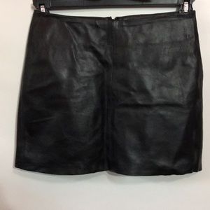 United Colors of Benetton Leather Mini Skirt